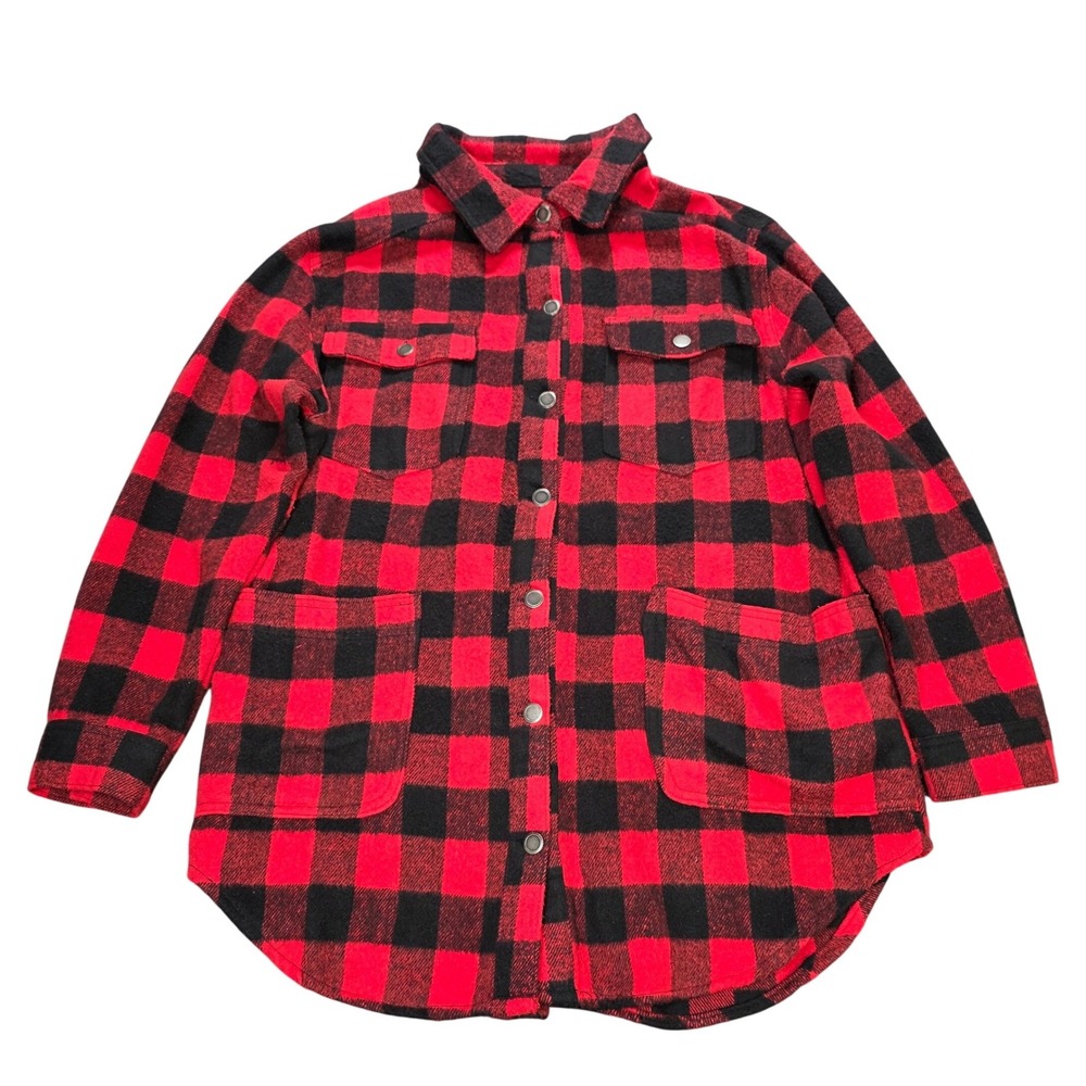 One5One Buffalo Plaid Shacket Shirt Jacket Women's Size XL Red Black
Lumberjack